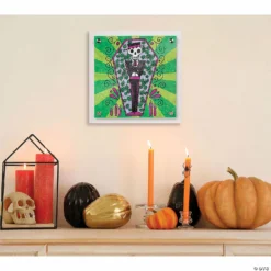 Creative Gallery "Dead in Coffin - green" 14x14 Acrylic Float Wall Art Print -Halloween Decorations Shop creative gallery dead in coffin green 14x14 acrylic float wall art print14112720 a01