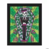 Creative Gallery "Dead in Coffin - green" 16x20 Black Framed Wall Art Print