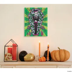 Creative Gallery "Dead in Coffin - green" Metal Wall Art Print