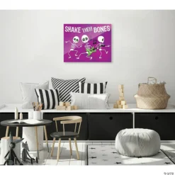 Creative Gallery "Shake Them Bones - Purple" Acrylic Wall Art Print