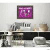Creative Gallery "Shake Them Bones - Purple" Barn Wood Framed Wall Art Print