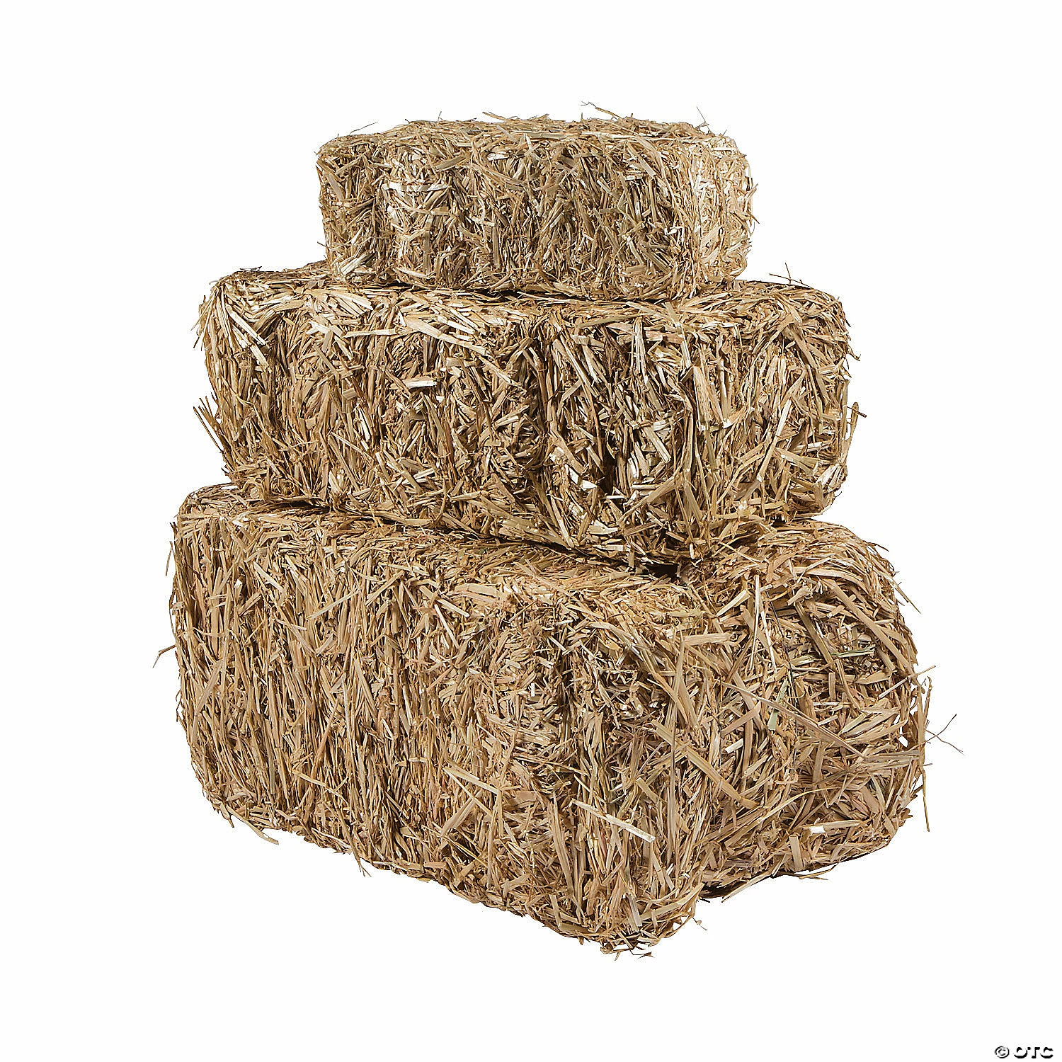 FloraCraft® Decorative Straw Hay Bale - 13" 2 FloraCraft® Decorative Straw Hay Bale - 13" - Image 2