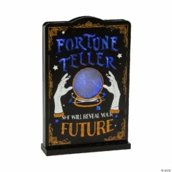 Fortune Teller LED Tabletop Sign Halloween Decoration