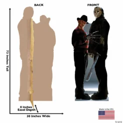 Freddy vs. Jason Life-Size Cardboard Stand-Up -Halloween Decorations Shop freddy vs jason life size cardboard stand up14101113 a02