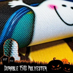 G128 Halloween Garden Flag, Happy Halloween Quote with Black Cat Garden Yard Decorations, Rustic Holiday Seasonal Outdoor Flag 12 x 18 Inch -Halloween Decorations Shop g128 halloween garden flag happy halloween quote with black cat garden yard decorations rustic holiday seasonal outdoor flag 12 x 18 inch14170994 a03NOWA