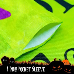G128 Halloween Garden Flag, Trick or Treat Quote with Witch Garden Yard Decorations, Rustic Holiday Seasonal Outdoor Flag 12 x 18 Inch -Halloween Decorations Shop g128 halloween garden flag trick or treat quote with witch garden yard decorations rustic holiday seasonal outdoor flag 12 x 18 inch14170993 a01NOWA