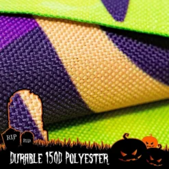 G128 Halloween Garden Flag, Trick or Treat Quote with Witch Garden Yard Decorations, Rustic Holiday Seasonal Outdoor Flag 12 x 18 Inch -Halloween Decorations Shop g128 halloween garden flag trick or treat quote with witch garden yard decorations rustic holiday seasonal outdoor flag 12 x 18 inch14170993 a03NOWA