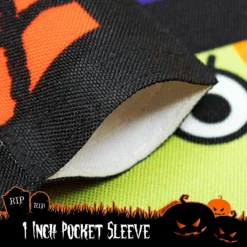 G128 Halloween Garden Flag, Witch, Bats, and Spiders Garden Yard Decorations, Rustic Holiday Seasonal Outdoor Flag 12 x 18 Inch -Halloween Decorations Shop g128 halloween garden flag witch bats and spiders garden yard decorations rustic holiday seasonal outdoor flag 12 x 18 inch14171376 a01NOWA