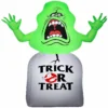 Gemmy Airblown Inflatable Ghostbusters Slimer with Tombstone 3.5 ft Tall Green