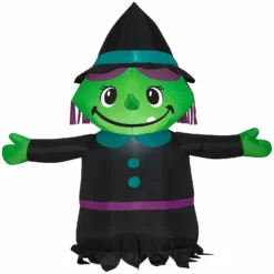 Gemmy Airblown Inflatable Little Witch 3.5 ft Tall black -Halloween Decorations Shop gemmy airblown inflatable little witch 3 5 ft tall black14240486 a01NOWA