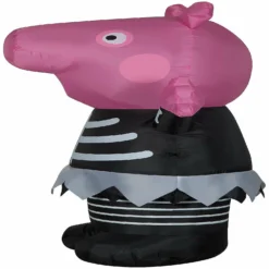 Gemmy Airblown Inflatable Peppa Pig in Skeleton Costume 4.5 ft Tall Pink -Halloween Decorations Shop gemmy airblown inflatable peppa pig in skeleton costume 4 5 ft tall pink14240701 a02NOWA