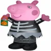Gemmy Airblown Inflatable Peppa Pig in Skeleton Costume 4.5 ft Tall Pink