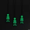 Glow-in-the-Dark Halloween Coffin Necklaces - 12 Pc.
