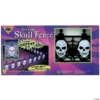 Gothic Skull Light-Up Fence