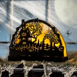 Halloween LED Haunted House Table Decoration