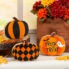 Halloween Pumpkin Tabletop Blocks - 3 Pc.