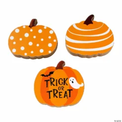 Halloween Pumpkin Tabletop Blocks - 3 Pc. -Halloween Decorations Shop halloween pumpkin tabletop blocks 3 pc 14114109 a01