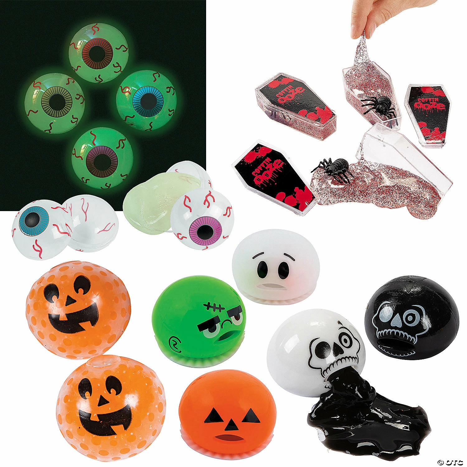 Halloween Sticky & Slime Giveaway Kit - 60 Pc. 1 Halloween Sticky & Slime Giveaway Kit - 60 Pc.