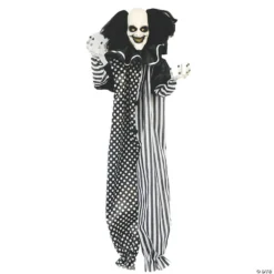 Hanging Light Up Clown Halloween Decoration