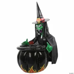 Inflatable Witch Cauldron Cooler -Halloween Decorations Shop inflatable witch cauldron coolermr122853 a01