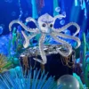Large Light-Up Octopus Skeleton Halloween Decoration