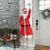 Large Posable Skeleton Santa Outfit