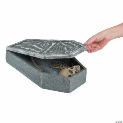 LED Skull in Coffin Halloween Decoration -Halloween Decorations Shop led skull in coffin halloween decoration25 6266 a01