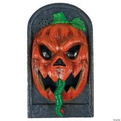 Light Up Pumpkin Doorbell -Halloween Decorations Shop light up pumpkin doorbellmp14 a03