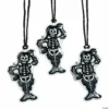 Light-Up Skeleton Mermaid Necklaces- 12 Pc.