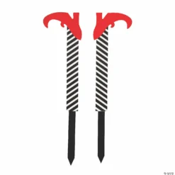 Mini Witch Legs Halloween Stakes - 2 Pc. -Halloween Decorations Shop mini witch legs halloween stakes 2 pc 13952122 a01