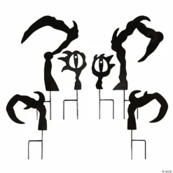 Monster Silhouette Yard Stakes Halloween Decoration - 6 Pc. -Halloween Decorations Shop monster silhouette yard stakes halloween decoration 6 pc 14114188 a01