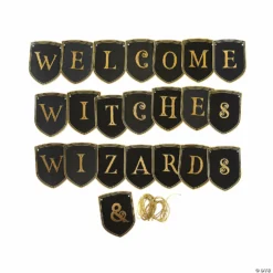 My Mind’s Eye Spellbound Welcome Witches & Wizards Banner -Halloween Decorations Shop my mind s eye spellbound welcome witches and wizards banner13981161 a02