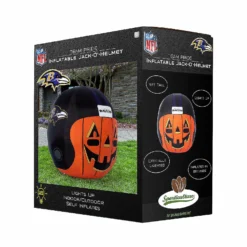 NFL Baltimore Ravens Inflatable Jack O' Helmet, 4 ft Tall, Orange -Halloween Decorations Shop nfl baltimore ravens inflatable jack o helmet 4 ft tall orange14246318 a01NOWA