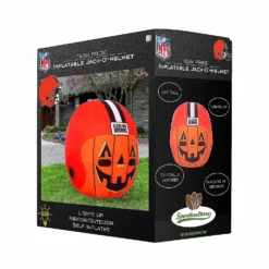 NFL Cleveland Browns Inflatable Jack O' Helmet, 4 ft Tall, Orange -Halloween Decorations Shop nfl cleveland browns inflatable jack o helmet 4 ft tall orange14246335 a01NOWA