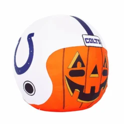NFL Indianapolis Colts Inflatable Jack O' Helmet, 4 ft Tall, Orange -Halloween Decorations Shop nfl indianapolis colts inflatable jack o helmet 4 ft tall orange14246324 a01NOWA