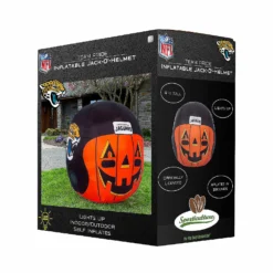 NFL Jacksonville Jaguars Inflatable Jack O' Helmet, 4 ft Tall, Orange -Halloween Decorations Shop nfl jacksonville jaguars inflatable jack o helmet 4 ft tall orange14246334 a01NOWA