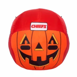 NFL Kansas City Chiefs Inflatable Jack O' Helmet, 4 ft Tall, Orange -Halloween Decorations Shop nfl kansas city chiefs inflatable jack o helmet 4 ft tall orange14246336 a02NOWA