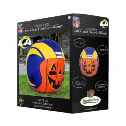 NFL Los Angeles Rams Inflatable Jack O' Helmet, 4 ft Tall, Orange -Halloween Decorations Shop nfl los angeles rams inflatable jack o helmet 4 ft tall orange14246317 a01NOWA