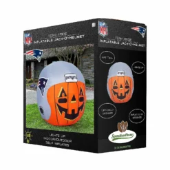 NFL New England Patriots Inflatable Jack O' Helmet, 4 ft Tall, Orange -Halloween Decorations Shop nfl new england patriots inflatable jack o helmet 4 ft tall orange14246326 a01NOWA
