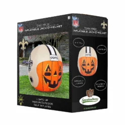 NFL New Orleans Saints Inflatable Jack O' Helmet, 4 ft Tall, Orange -Halloween Decorations Shop nfl new orleans saints inflatable jack o helmet 4 ft tall orange14246310 a01NOWA