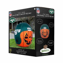 NFL New York Jets Inflatable Jack O' Helmet, 4 ft Tall, Orange -Halloween Decorations Shop nfl new york jets inflatable jack o helmet 4 ft tall orange14240244 a01NOWA