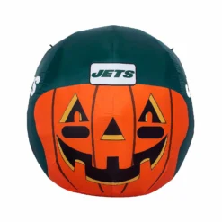 NFL New York Jets Inflatable Jack O' Helmet, 4 ft Tall, Orange -Halloween Decorations Shop nfl new york jets inflatable jack o helmet 4 ft tall orange14240244 a02NOWA