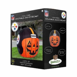 NFL Pittsburgh Steelers Inflatable Jack O' Helmet, 4 ft Tall, Orange -Halloween Decorations Shop nfl pittsburgh steelers inflatable jack o helmet 4 ft tall orange14246311 a01NOWA