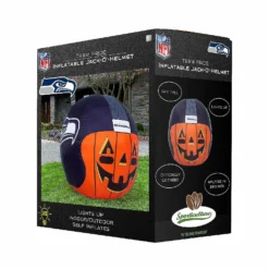 NFL Seattle Seahawks Inflatable Jack O' Helmet, 4 ft Tall, Orange -Halloween Decorations Shop nfl seattle seahawks inflatable jack o helmet 4 ft tall orange14246337 a01NOWA