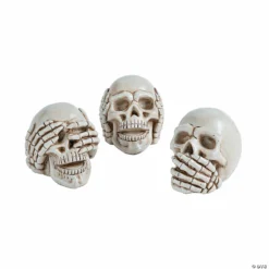 No Evil Skulls Halloween Decoration -Halloween Decorations Shop no evil skulls halloween decoration13810900 a01