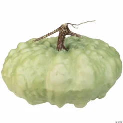 Northlight 10.5" Green Textured Pumpkin Fall Harvest Table Top Decoration