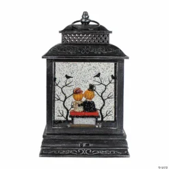 Northlight 11.5" LED Black Halloween Lantern with Pumpkin Couple -Halloween Decorations Shop northlight 11 5 led black halloween lantern with pumpkin couple14111611 a03