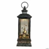 Northlight 11" LED Lighted Halloween Lantern with a White Skull Head