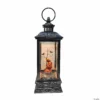 Northlight 11" LED Lighted Halloween Lantern with Stacked Pumpkins