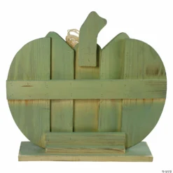 Northlight 14" Green Slatted Halloween Table Top Pumpkin with Bow -Halloween Decorations Shop northlight 14 green slatted halloween table top pumpkin with bow14111623 a05